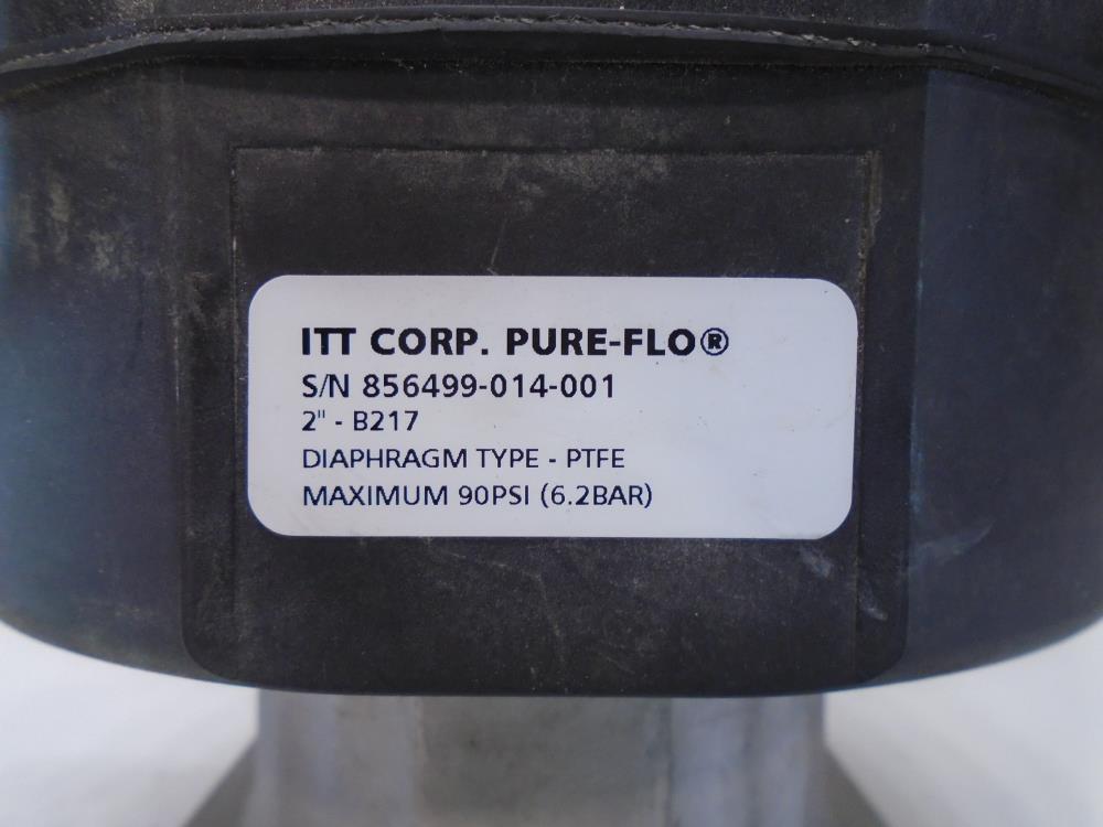 ITT Pure-Flo 2" Diaphragm Actuator 2-N-PN-B217-HW3-LS130 w/ Westlock Switch 99P2